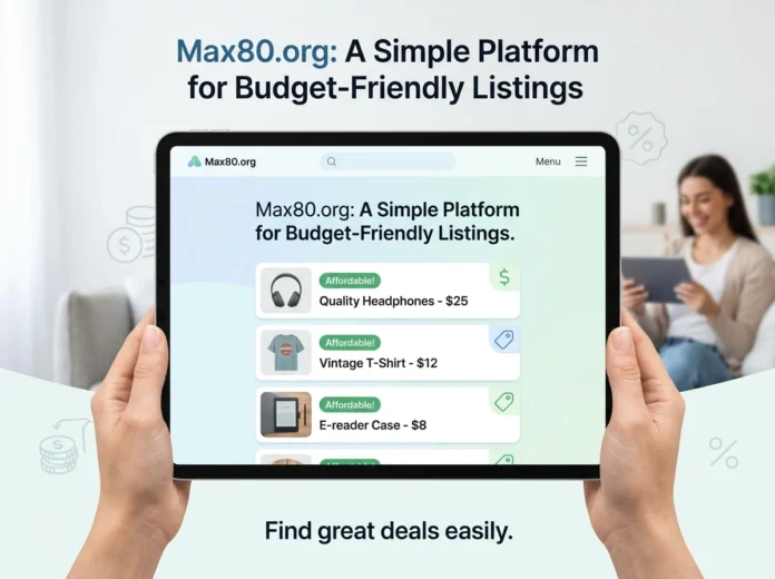 Max80.org: A Simple Platform for Budget-Friendly Listings