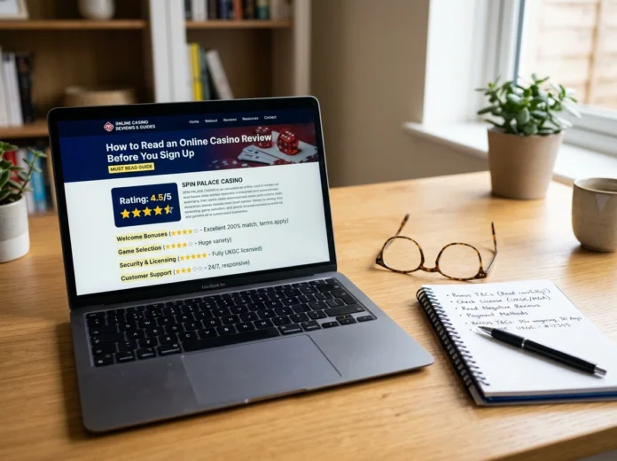 How to Read an Online Casino Review Before You Sign Up