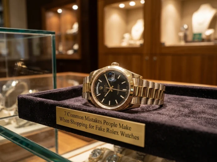 7 Common Mistakes People Make When Shopping for Fake Rolex Watches