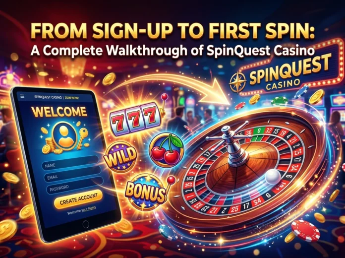 From Sign-Up to First Spin: A Complete Walkthrough of SpinQuest Casino