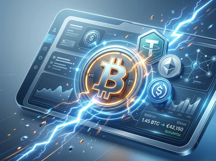 Pikakasino kotiutus krypton avulla: Bitcoin, stablecoinit ja salamannopeat maksut